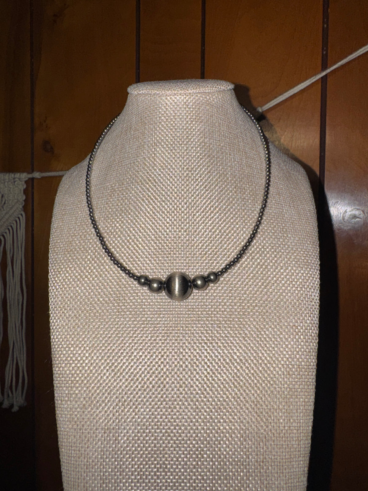 14 mm graduated necklace