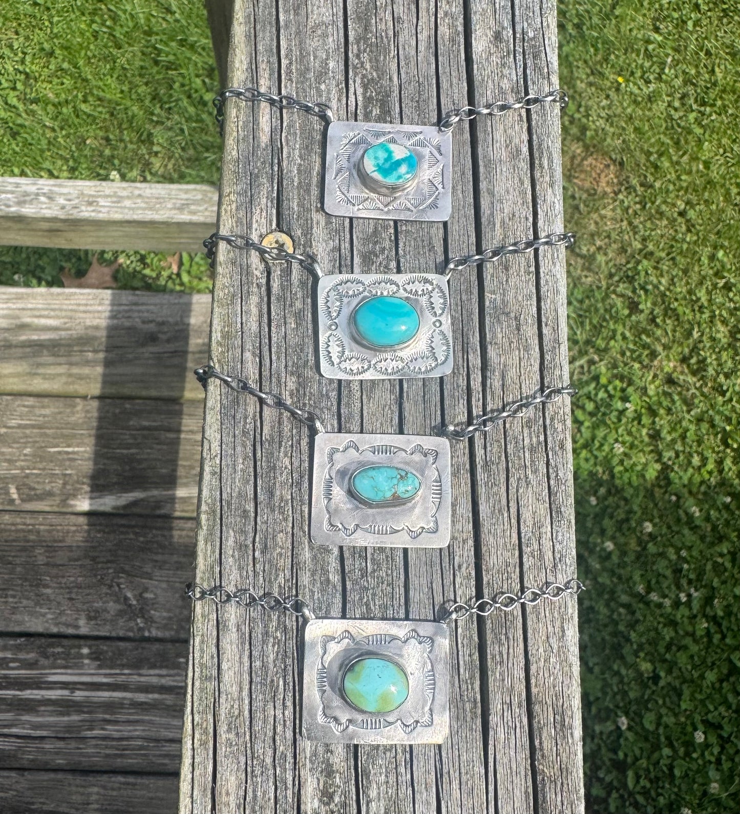 Square Detail Necklaces