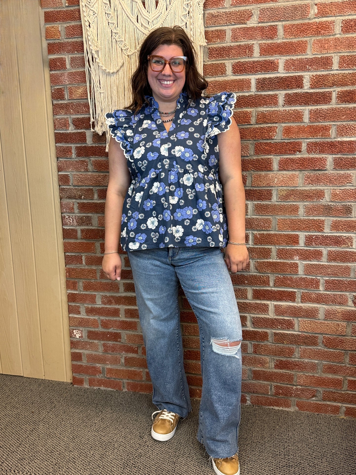 JB Vintage Wash Wide Leg Jeans