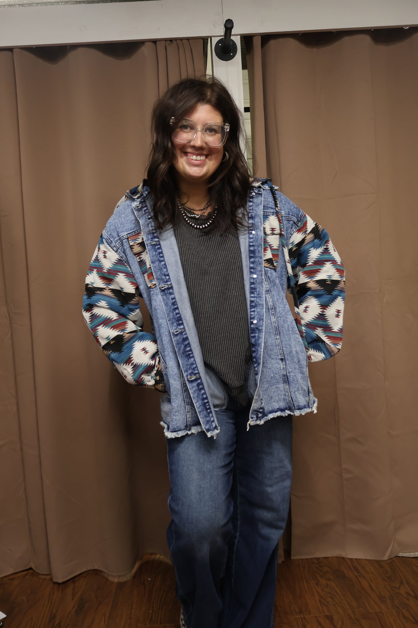 Aztec Jean Jacket