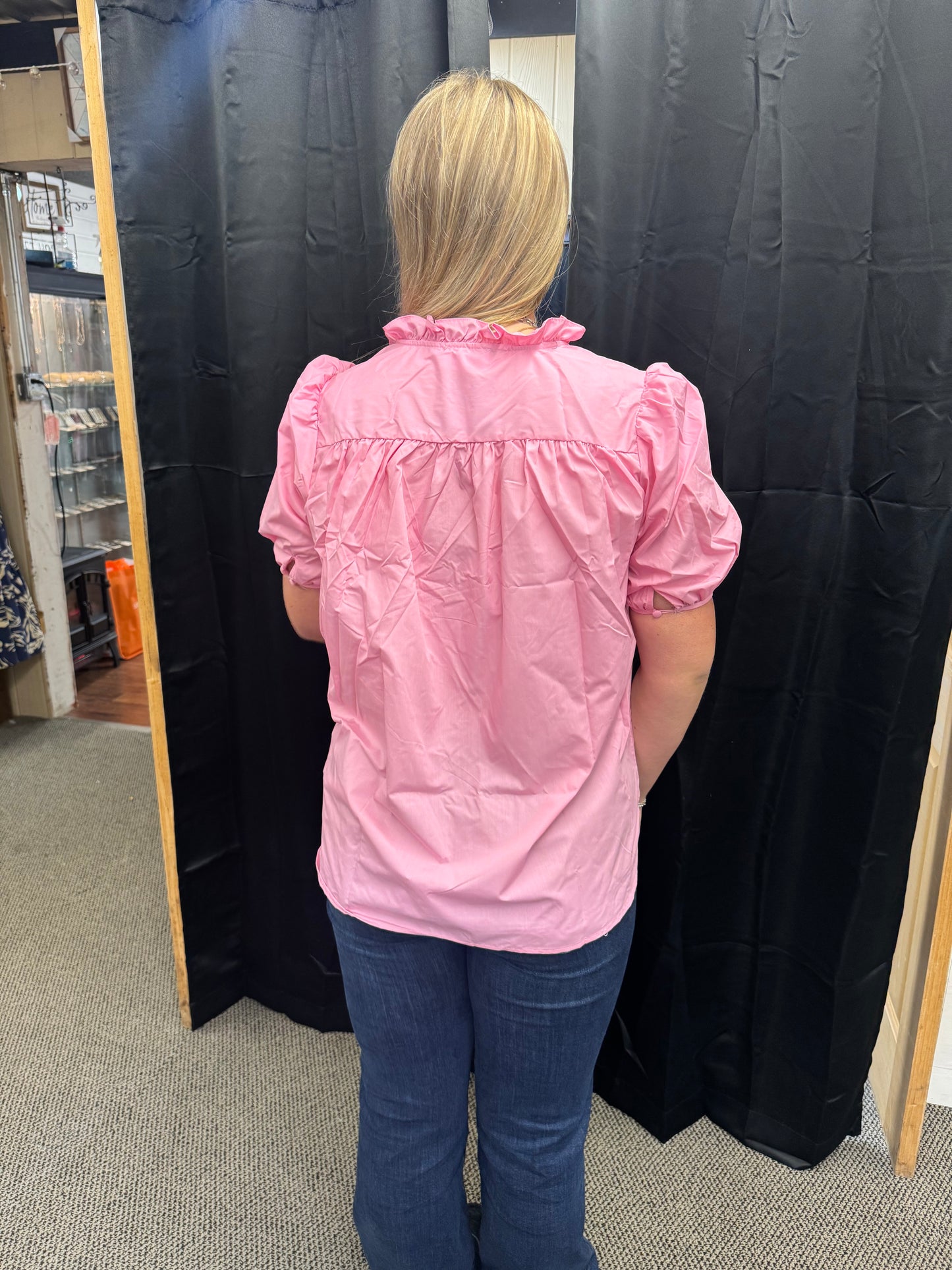 Light Pink Puff Sleeve