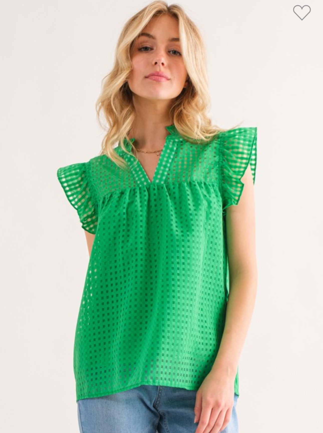 Green Grid Top