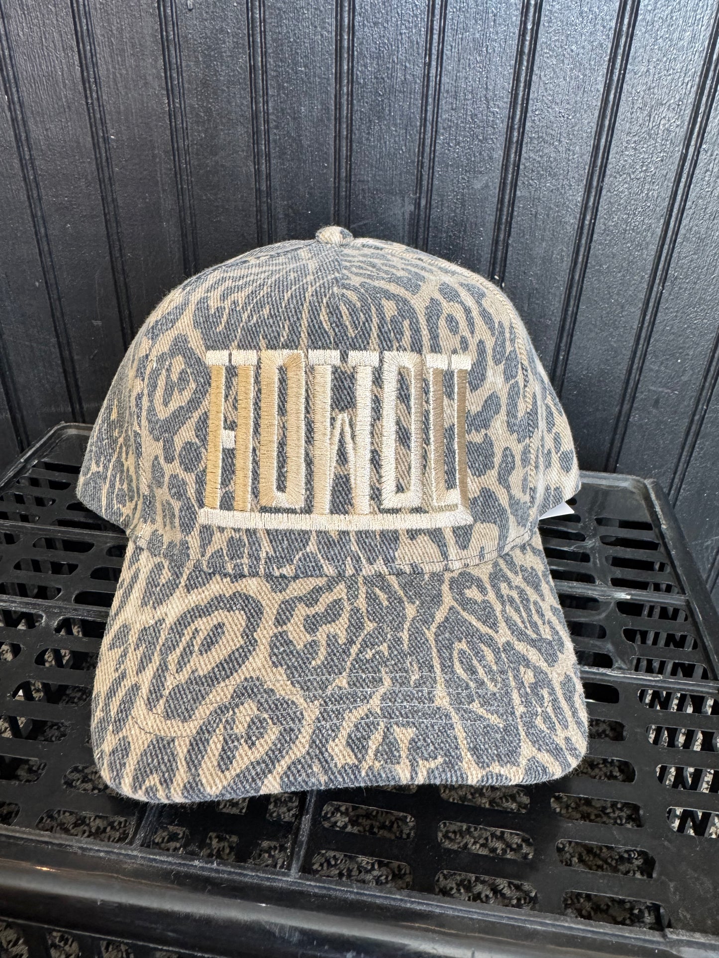 Cheetah Howdy Trucker Hat