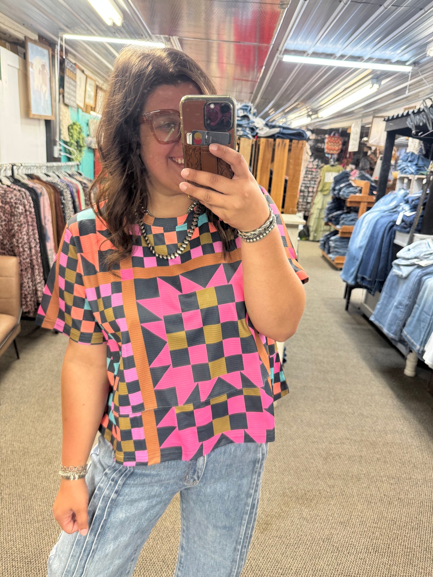 Neon Quilt Top