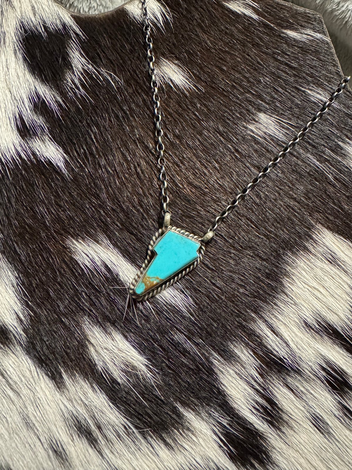 Turquoise Bolt Necklace