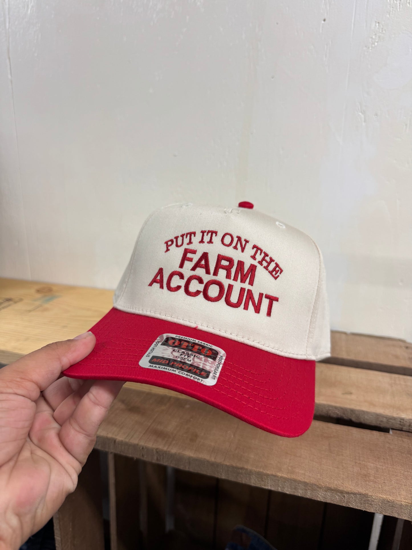 Farm Account Embroidered Cap