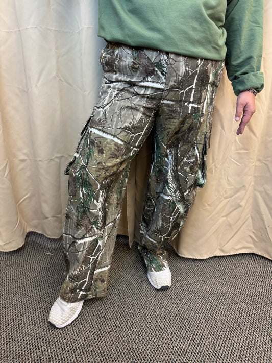 Camo Barrel Jeans