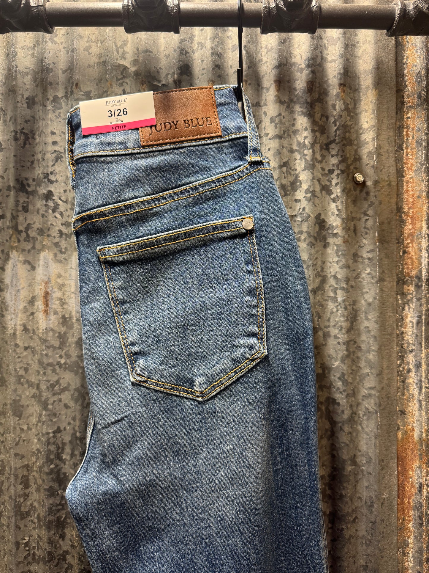 Petite JB TC Double Button Flare