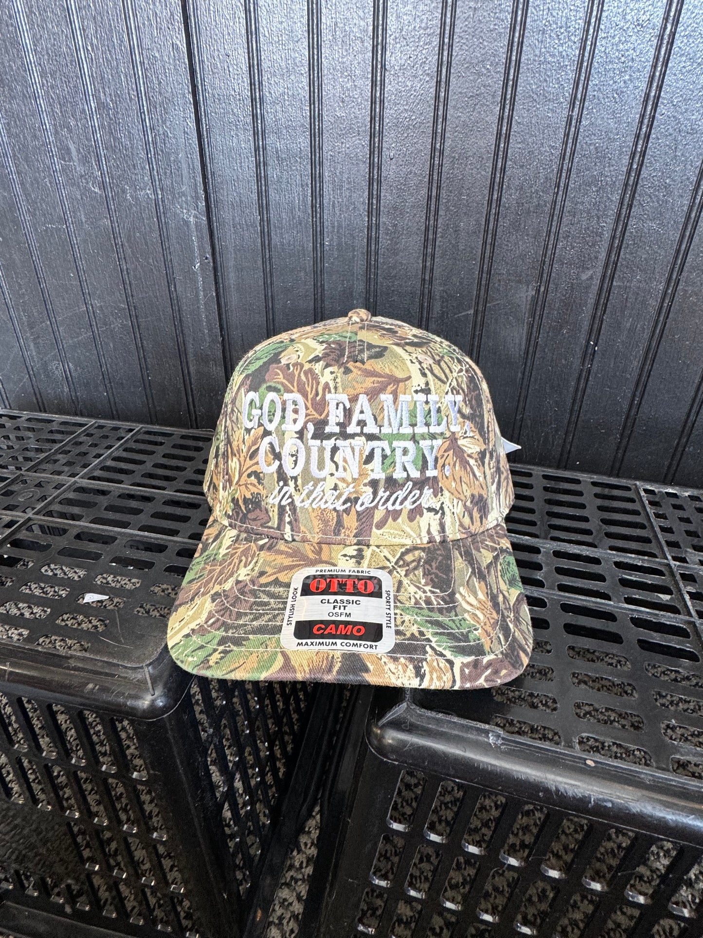 God, Family, Country Trucker Hat