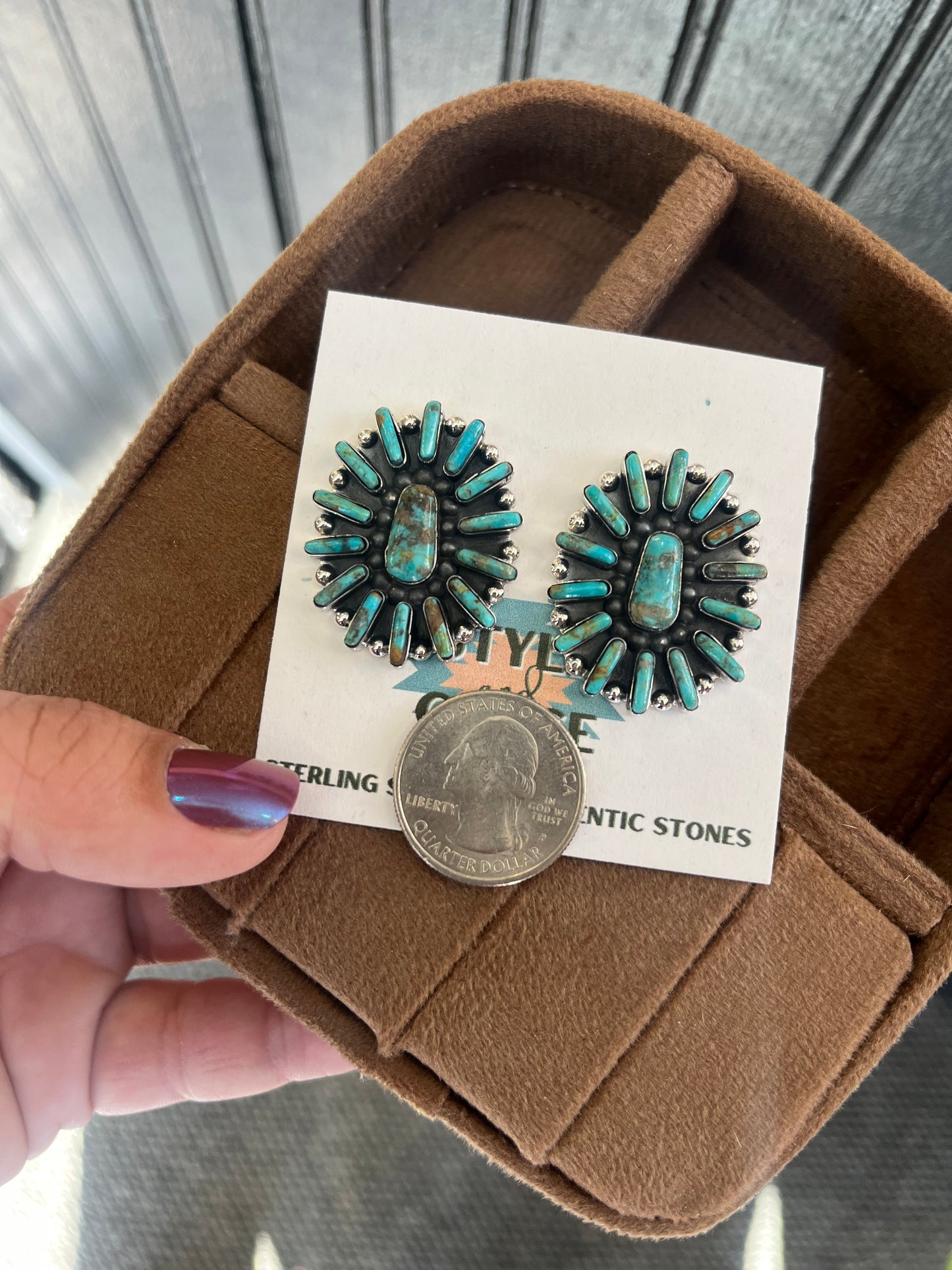 Large Cluster Earrings