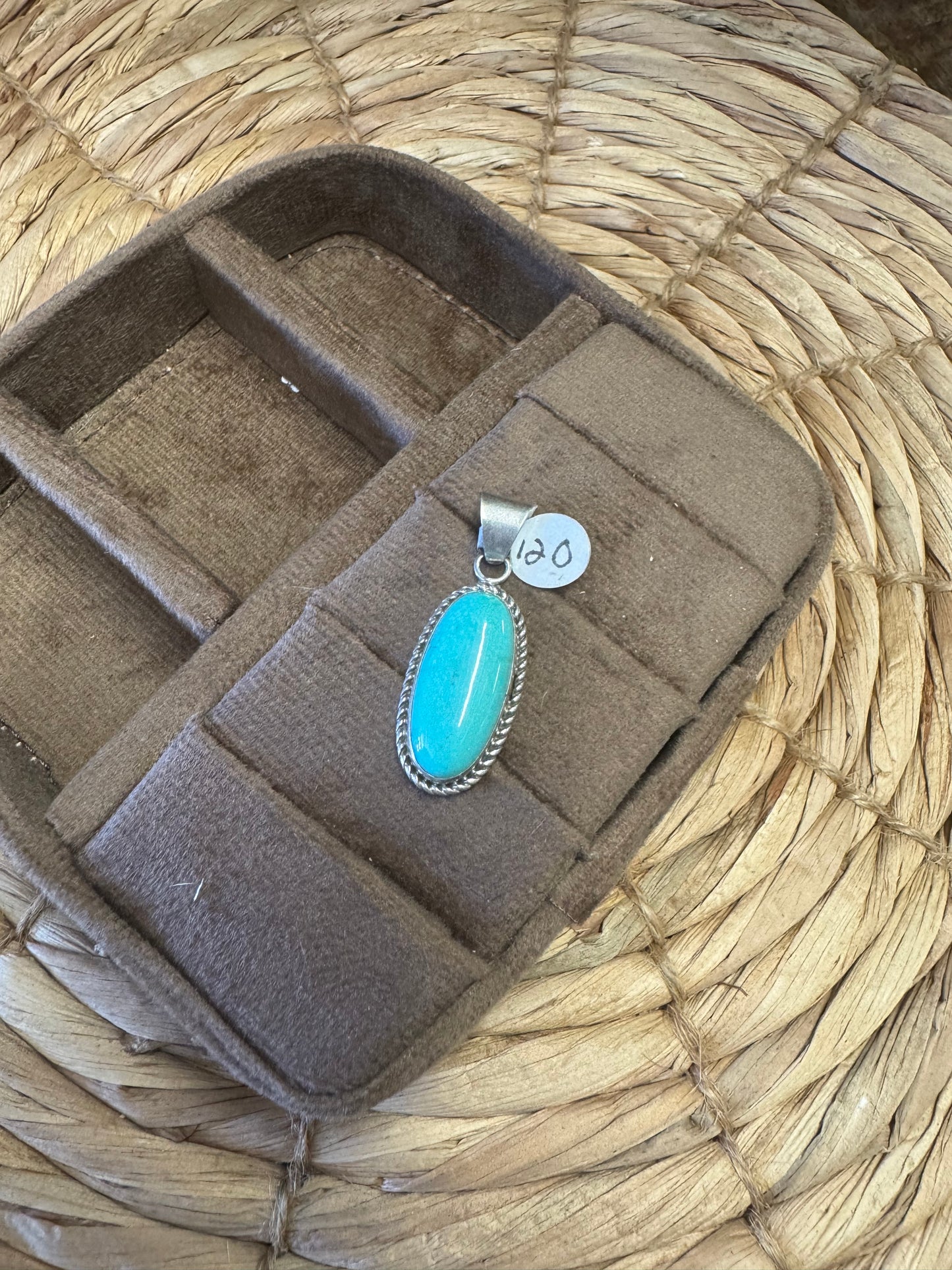 Turquoise Oval Pendant