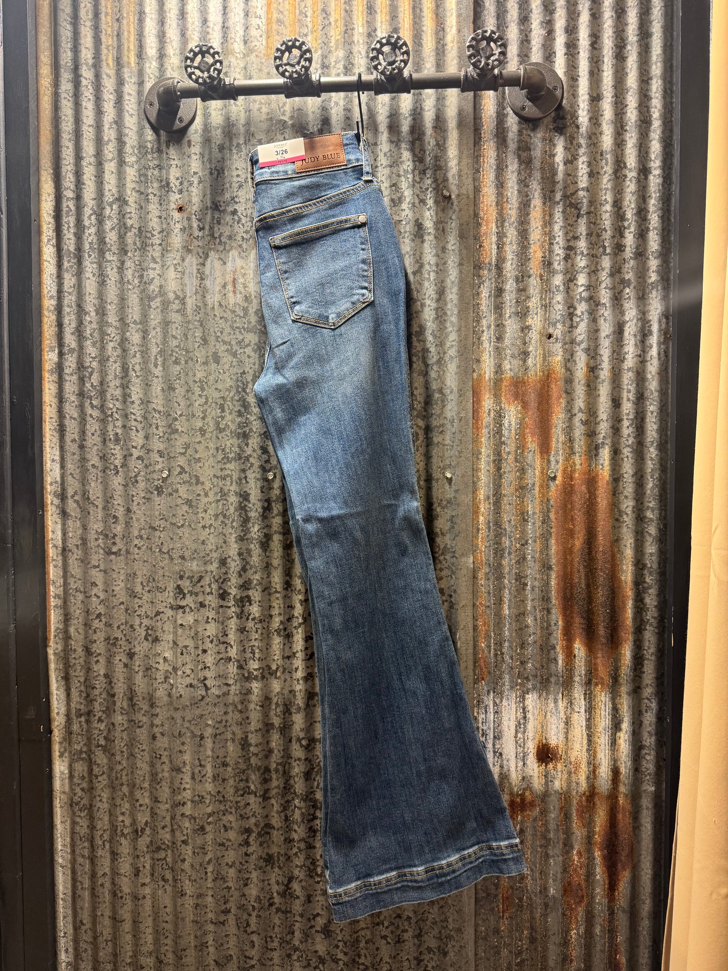 Petite JB TC Double Button Flare