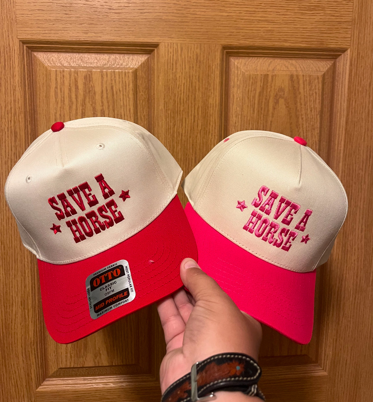 Save a horse embroidered cap