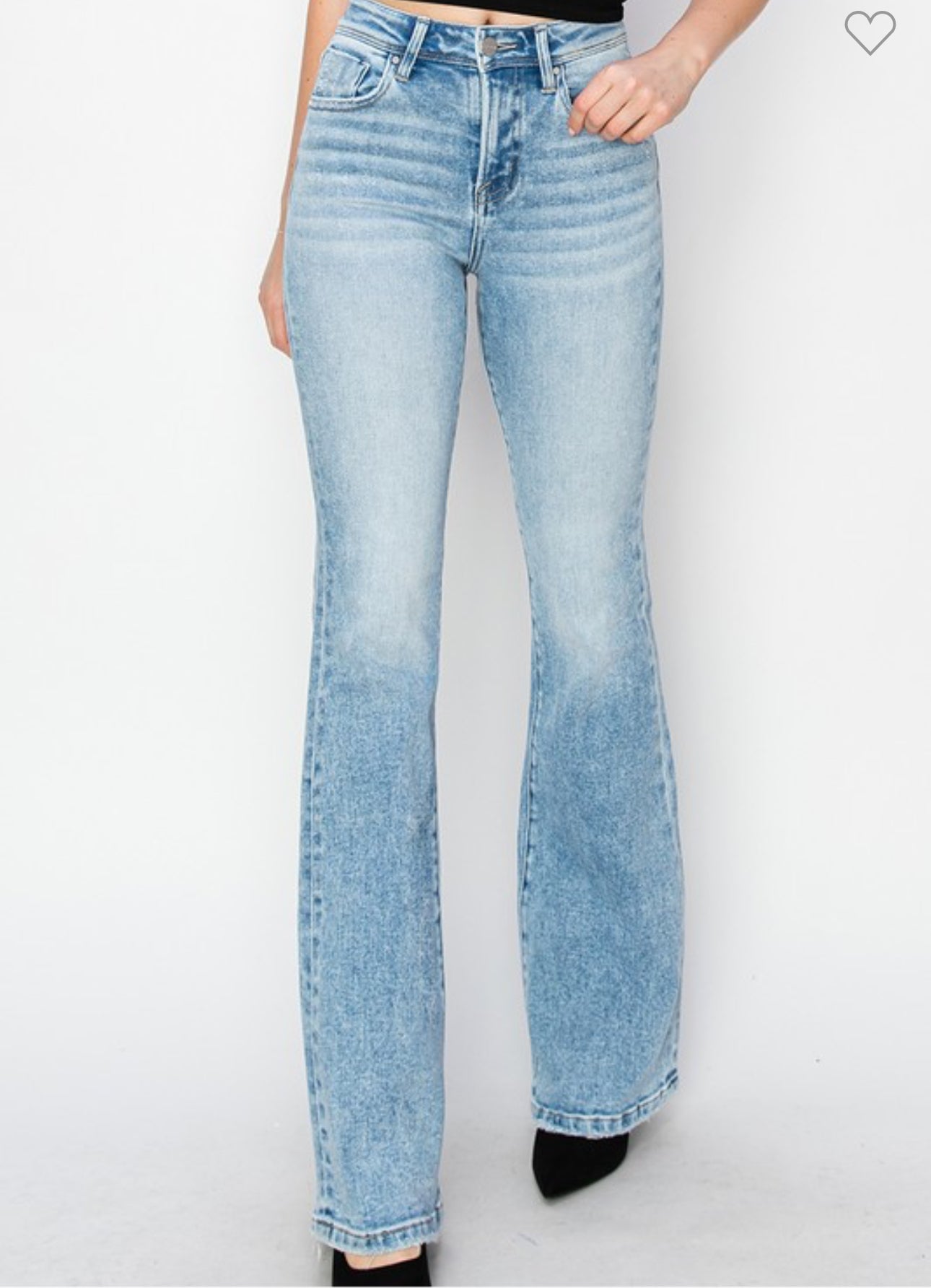 Light Wash Bootcut Jeans