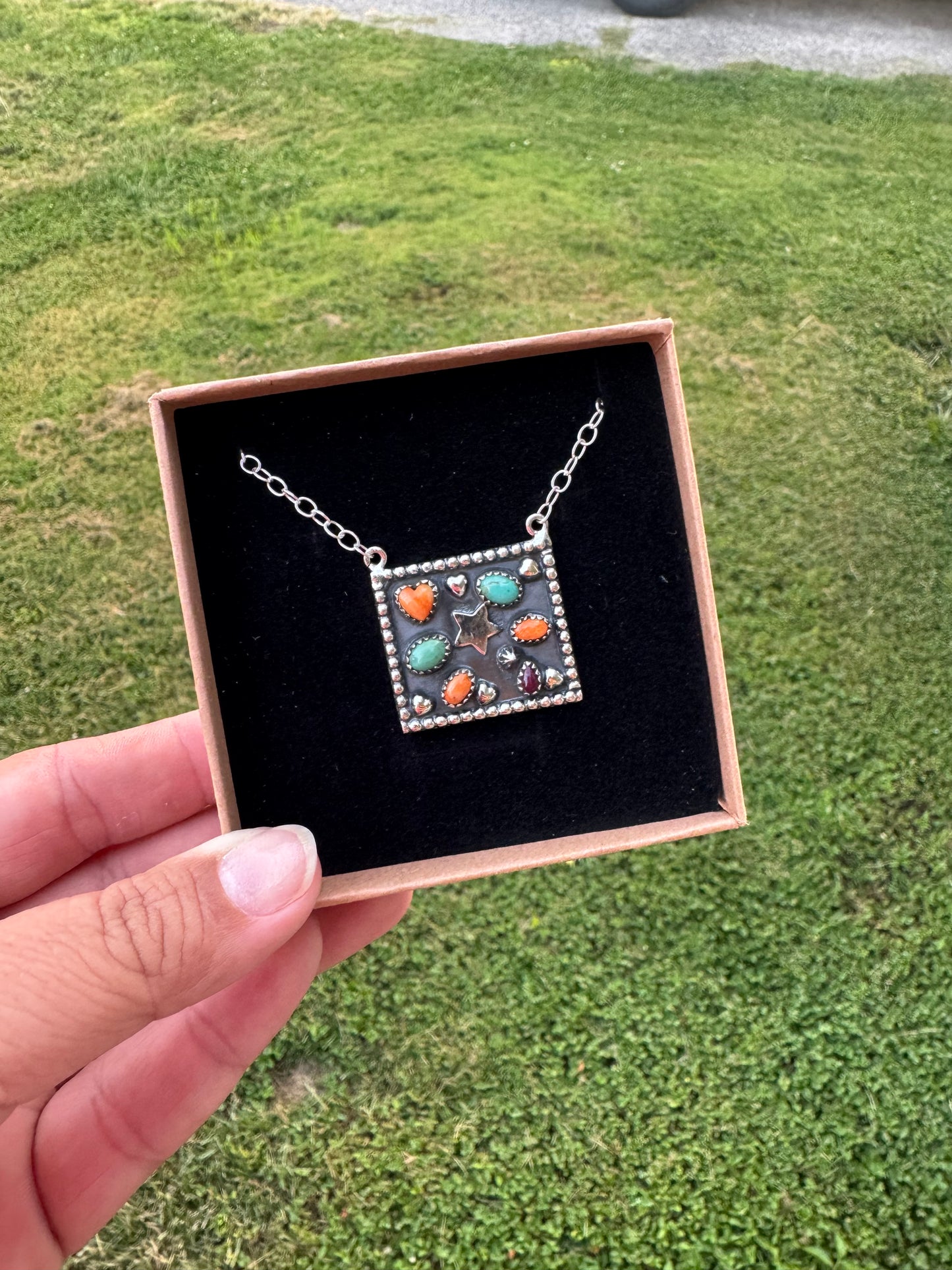 Colorful Pendant Necklace