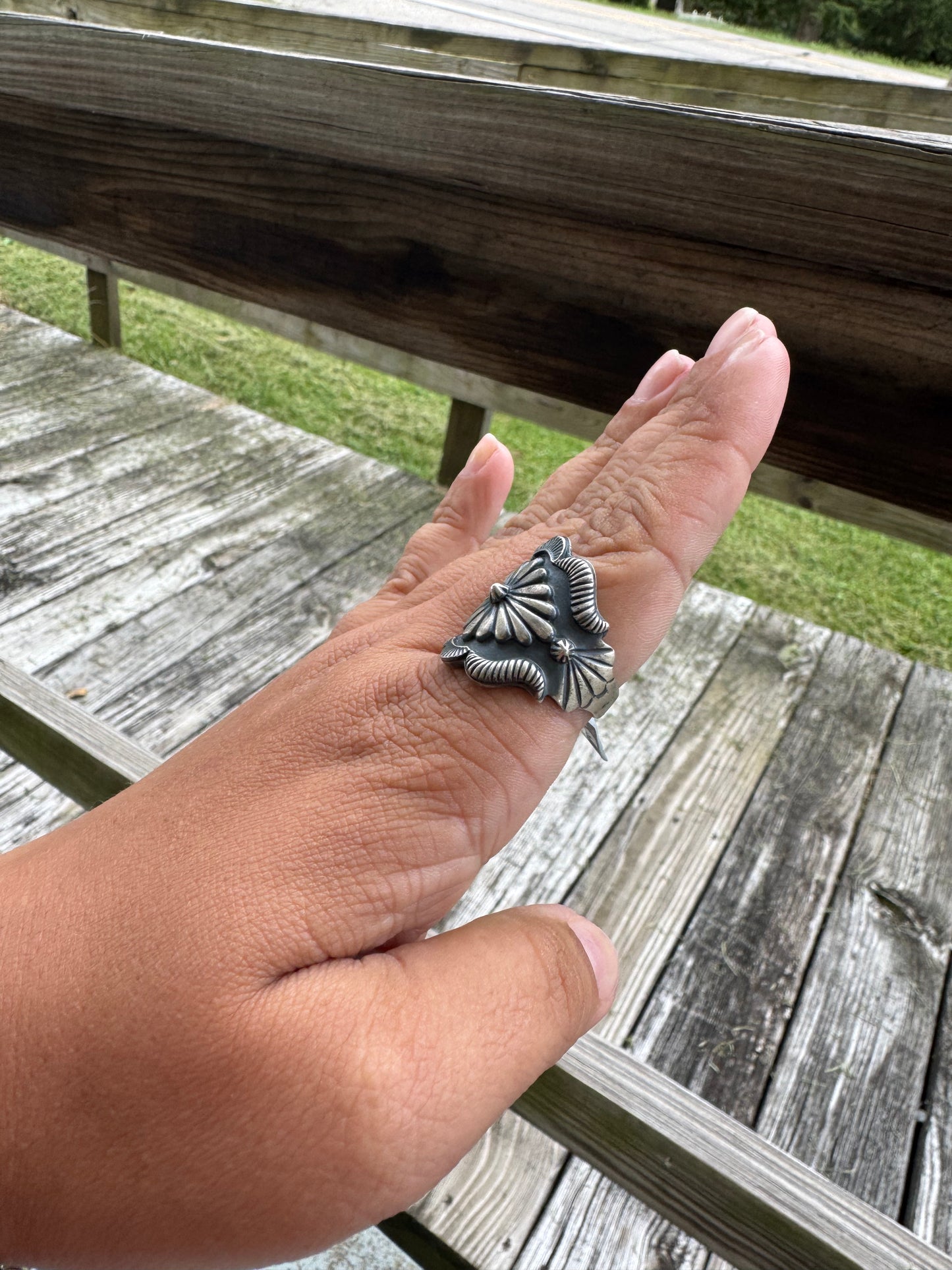 Cigar Band Style Ring