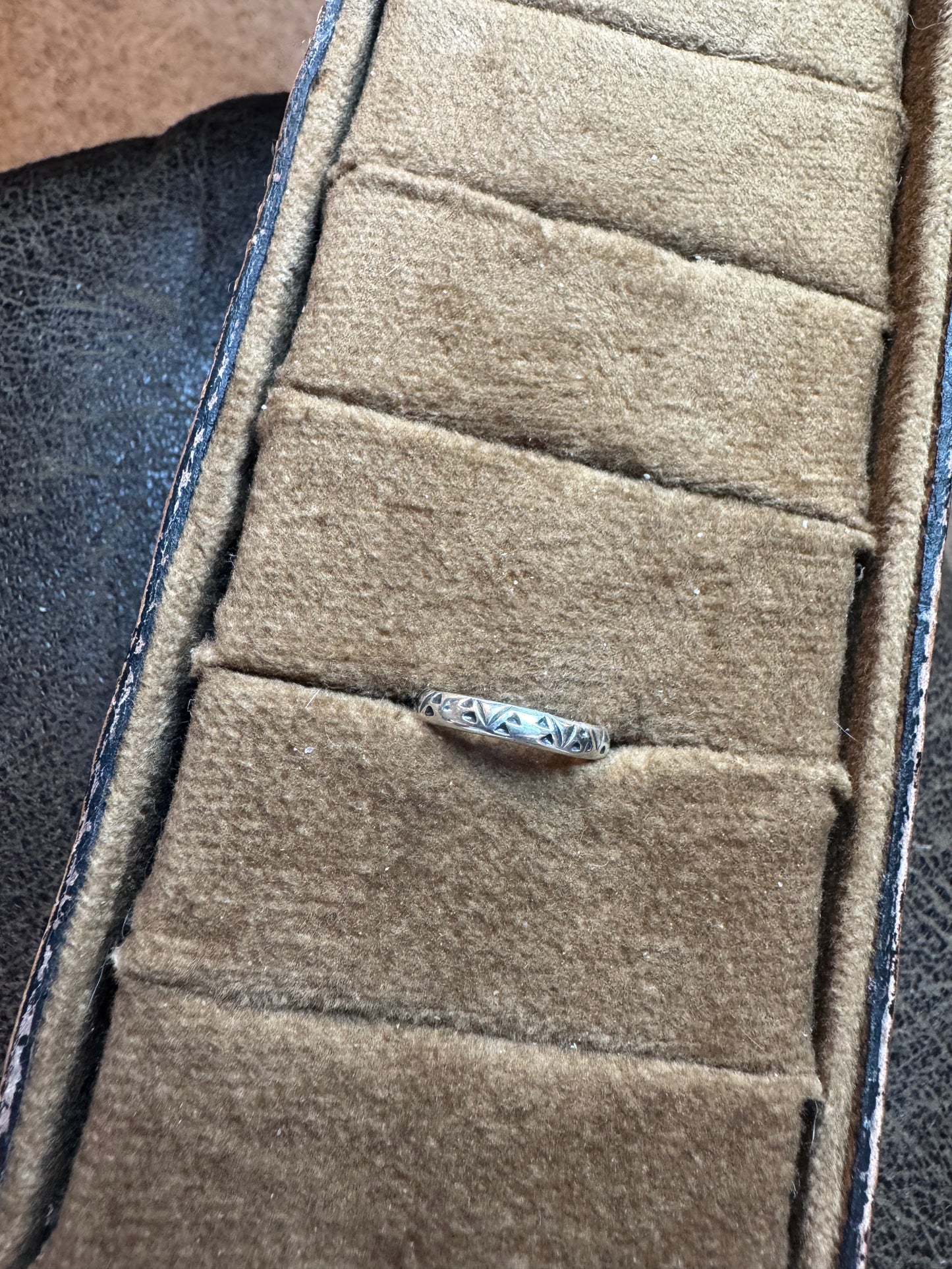 Tribal Print Stacker Ring