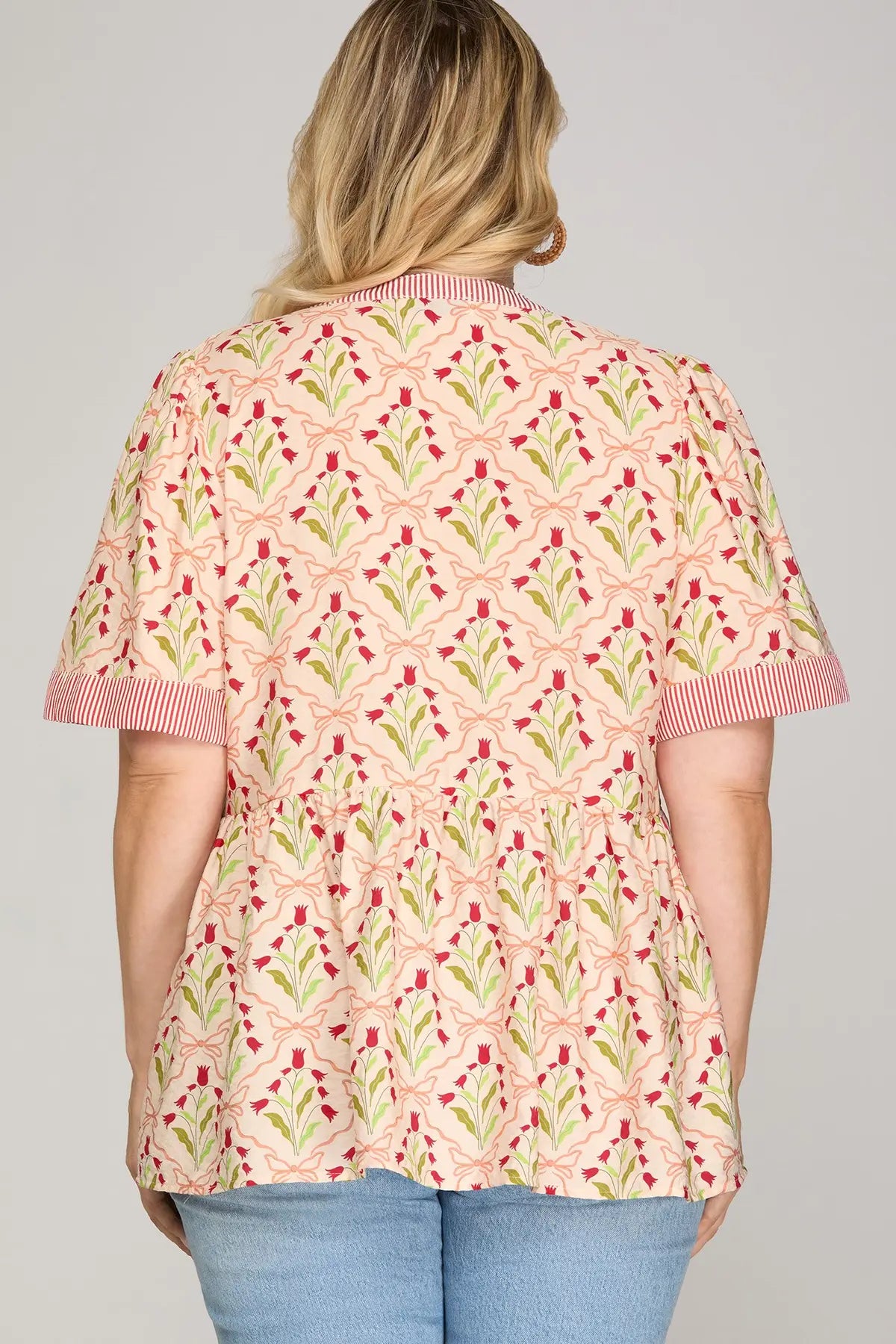 Blush Floral Top