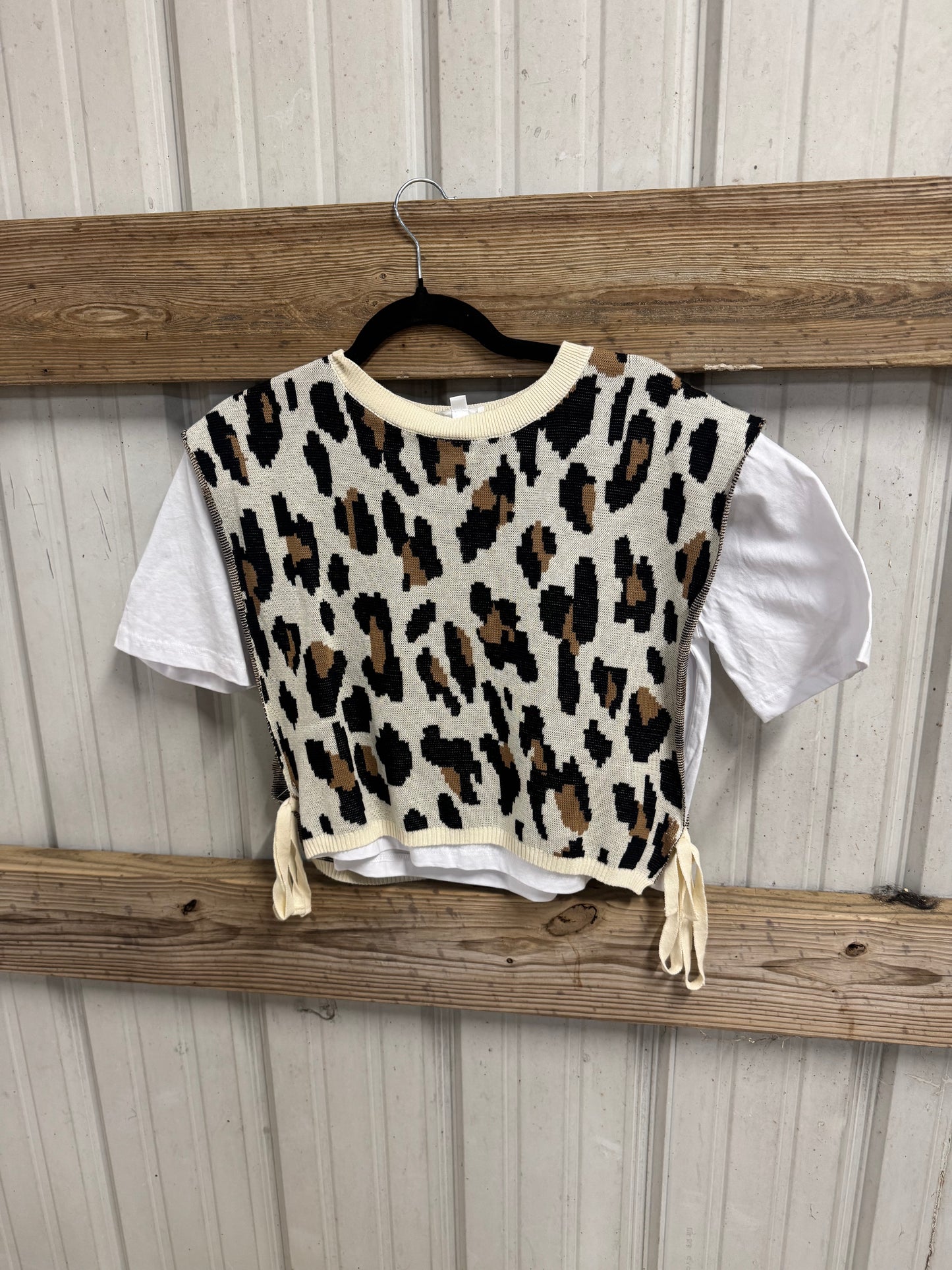 Cheetah Sweater Top