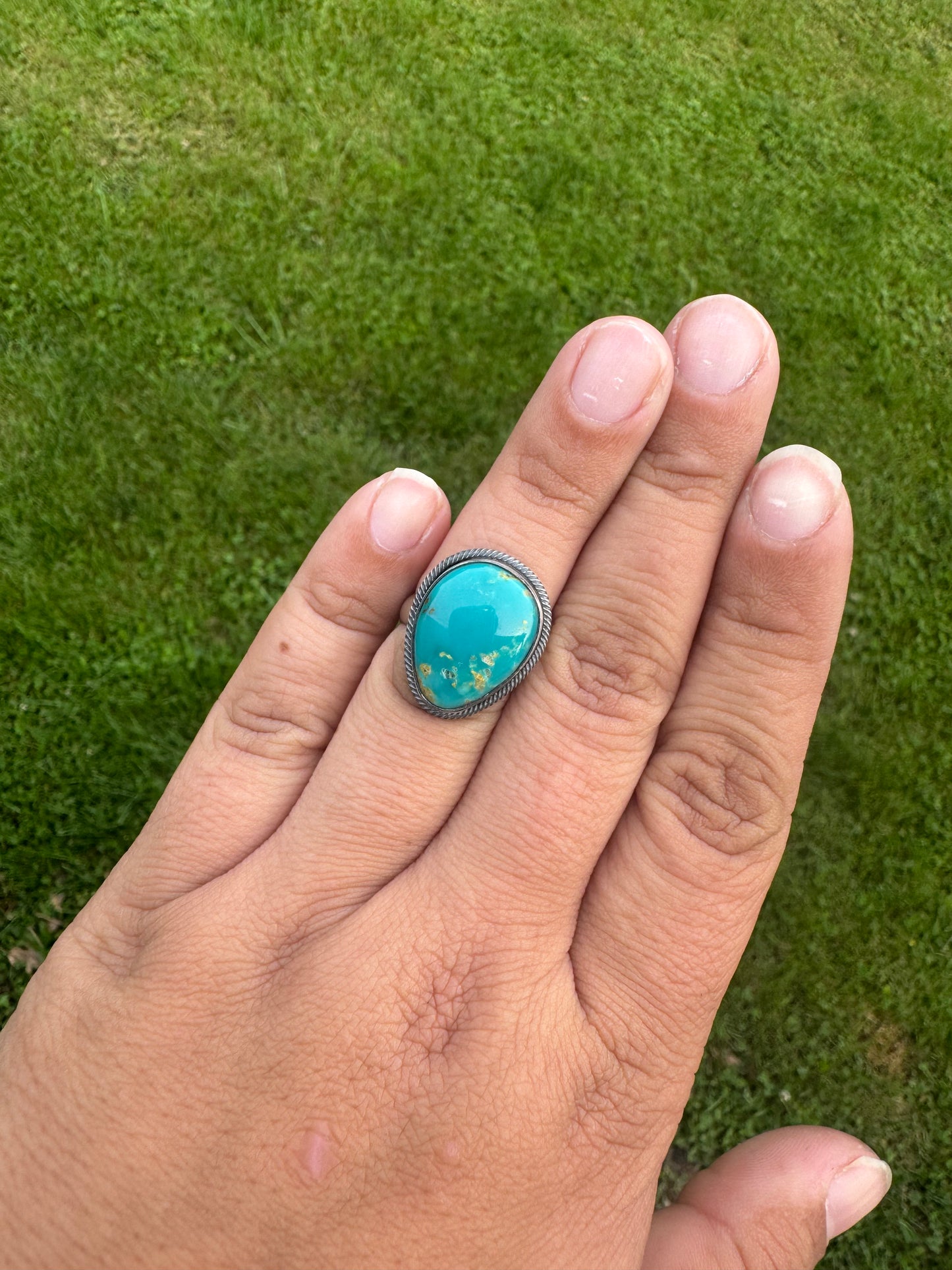 Kingman Teardrop Ring
