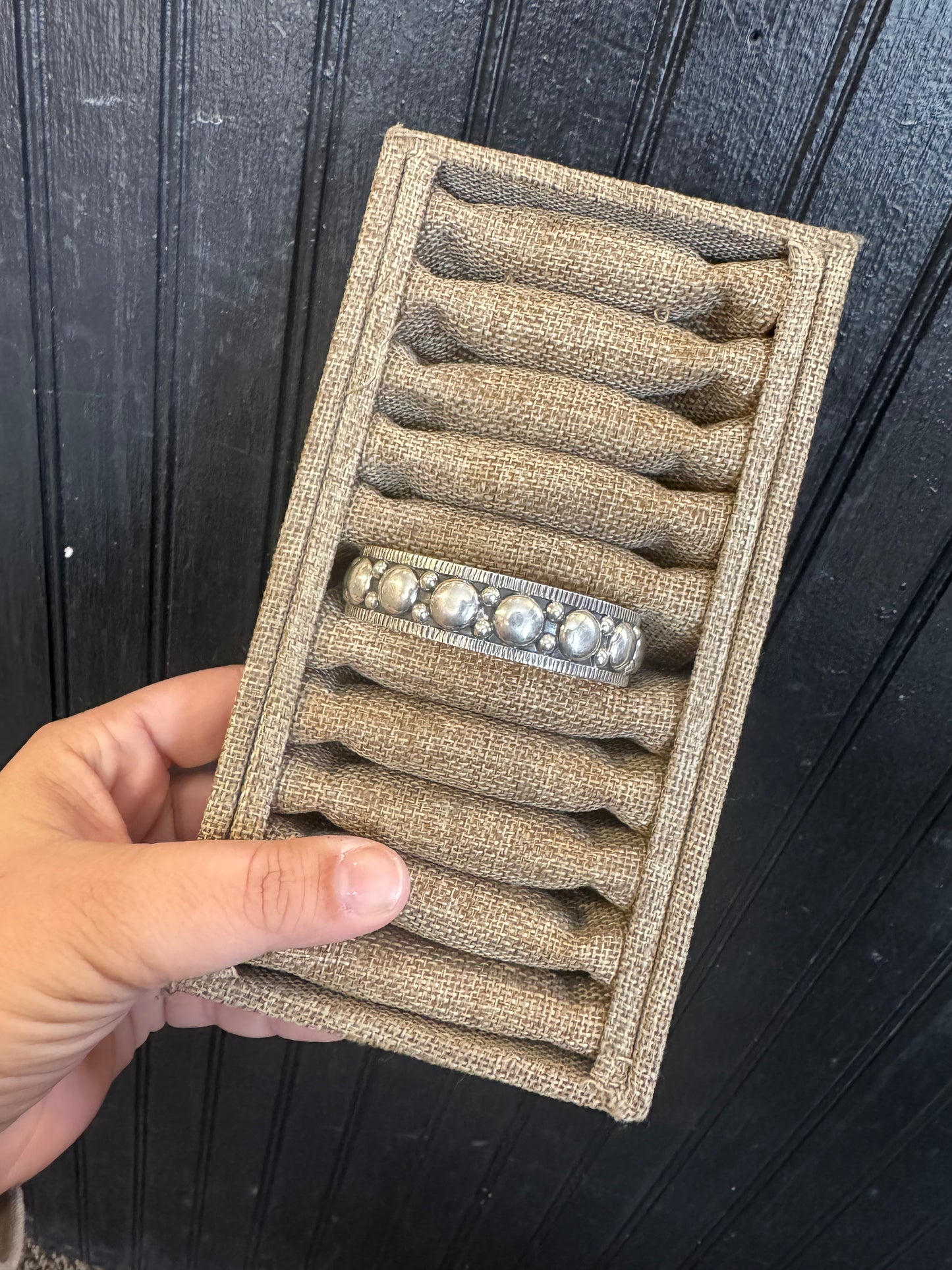 Thick Multi Pearl Cuff