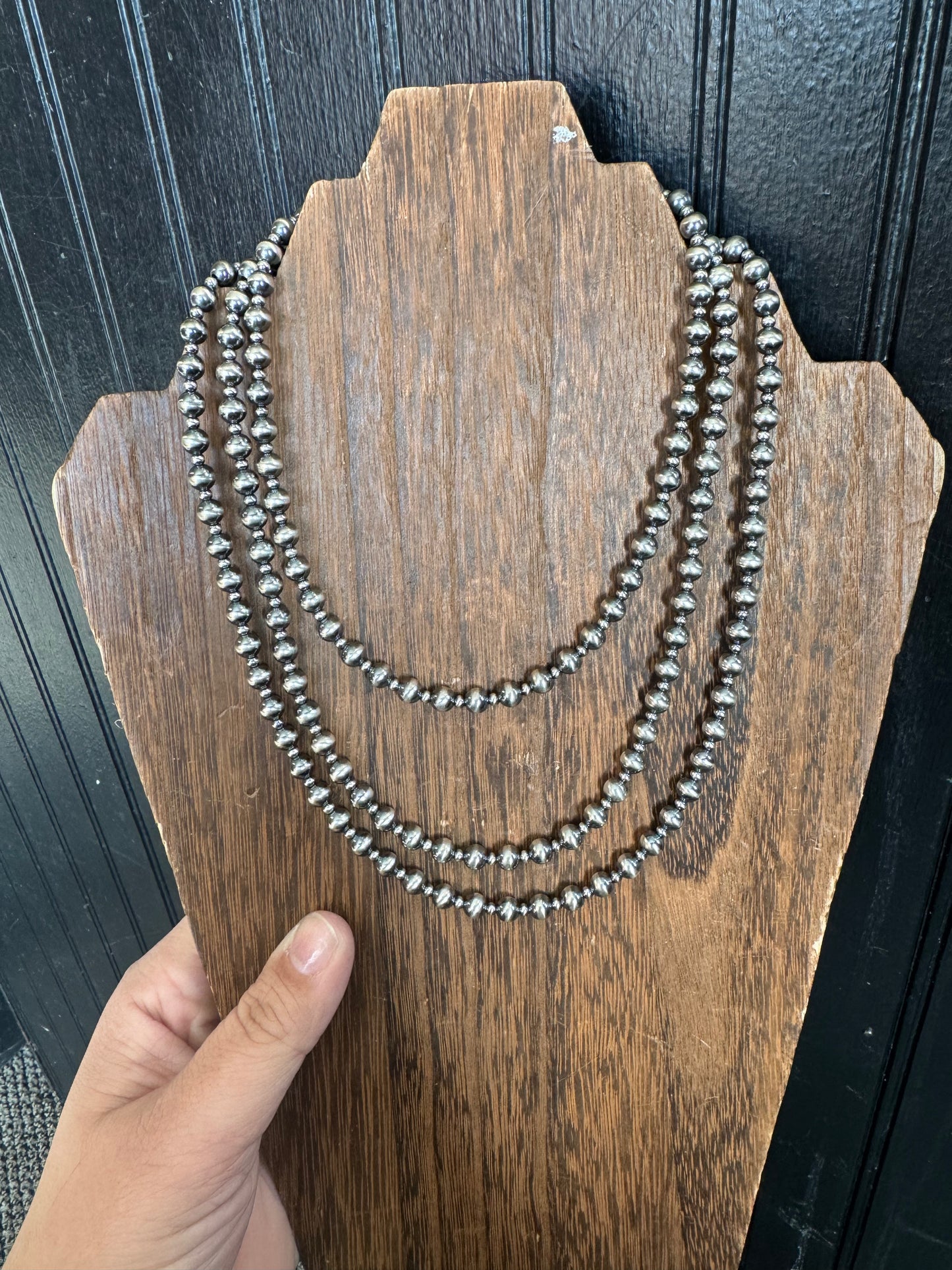 Pearl Necklace 6 + 3 mm alternating