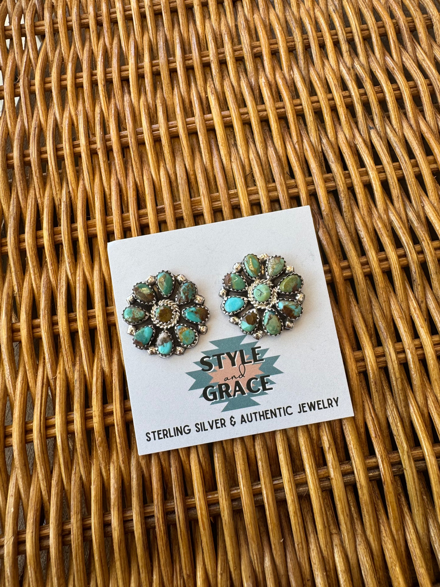 Turquoise Round Clusters