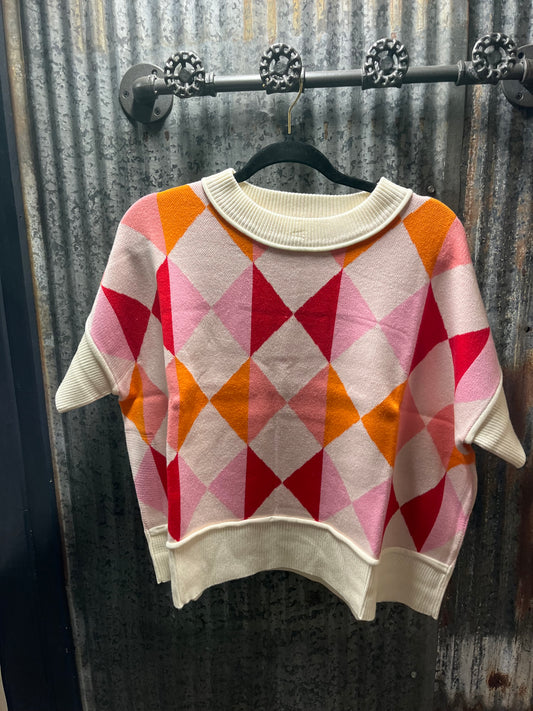 Colorblock Sweater Top