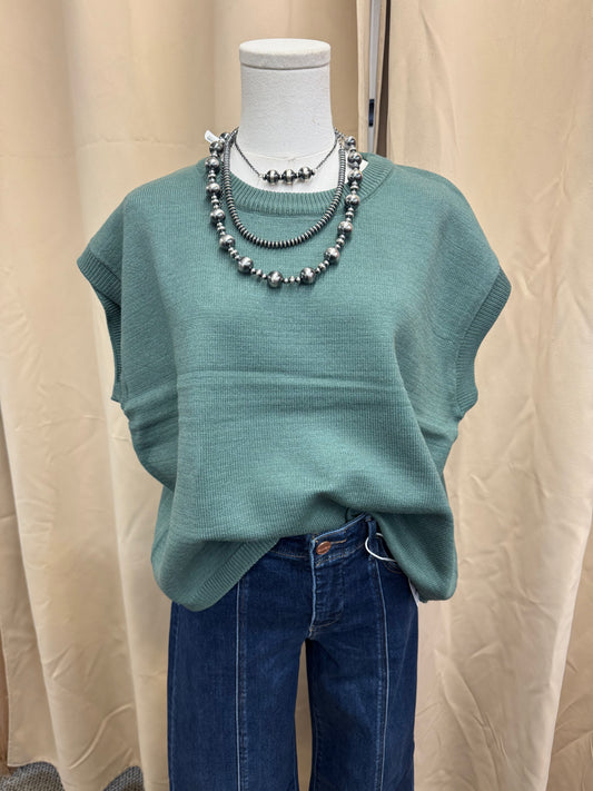 Green Sweater Top