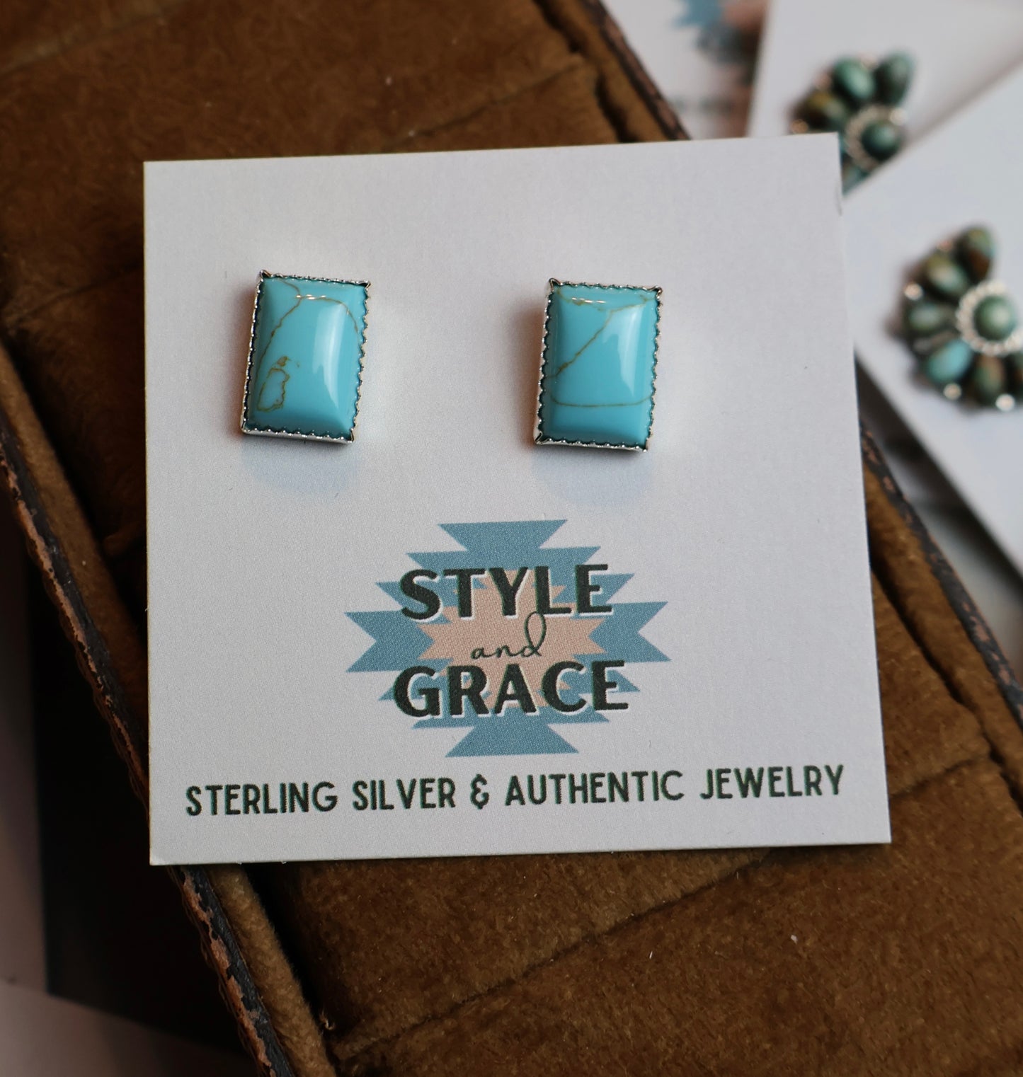 Kingman Rectangle Earrings