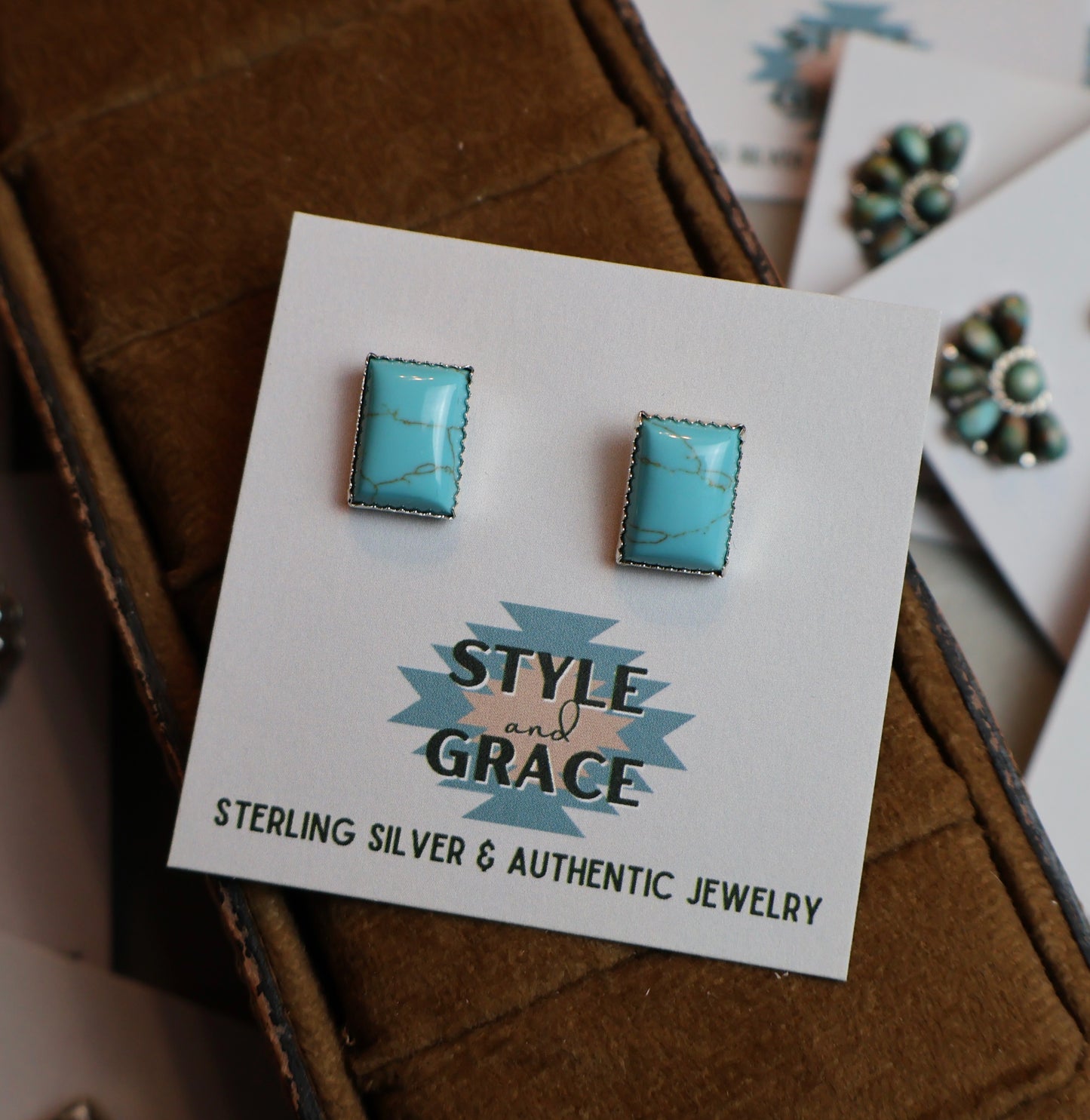 Kingman Rectangle Earrings
