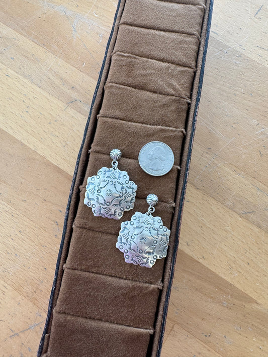 Concho Dangle Earrings