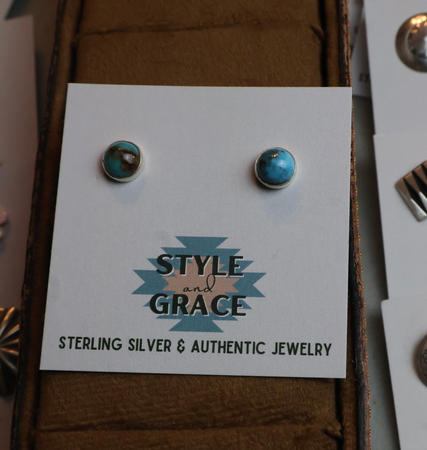 Turquoise Stud Earrings