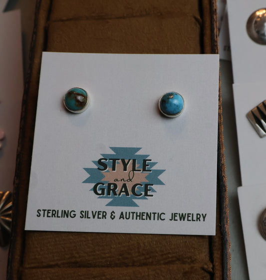 Turquoise Stud Earrings