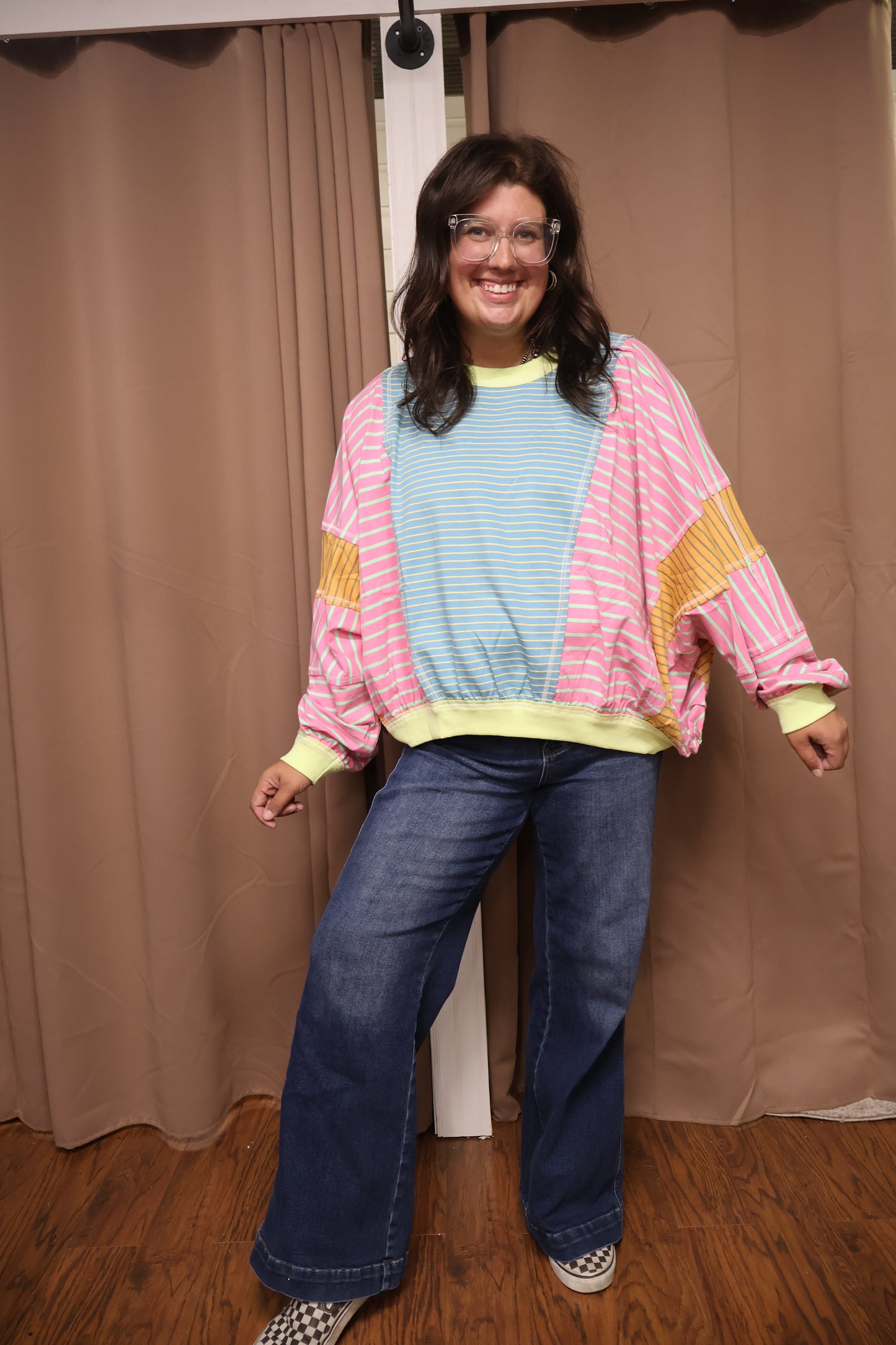 Colorful Striped Top