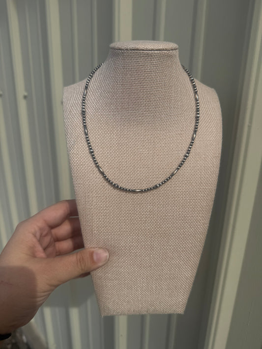 Mini Torpedo + Corrugated Necklace