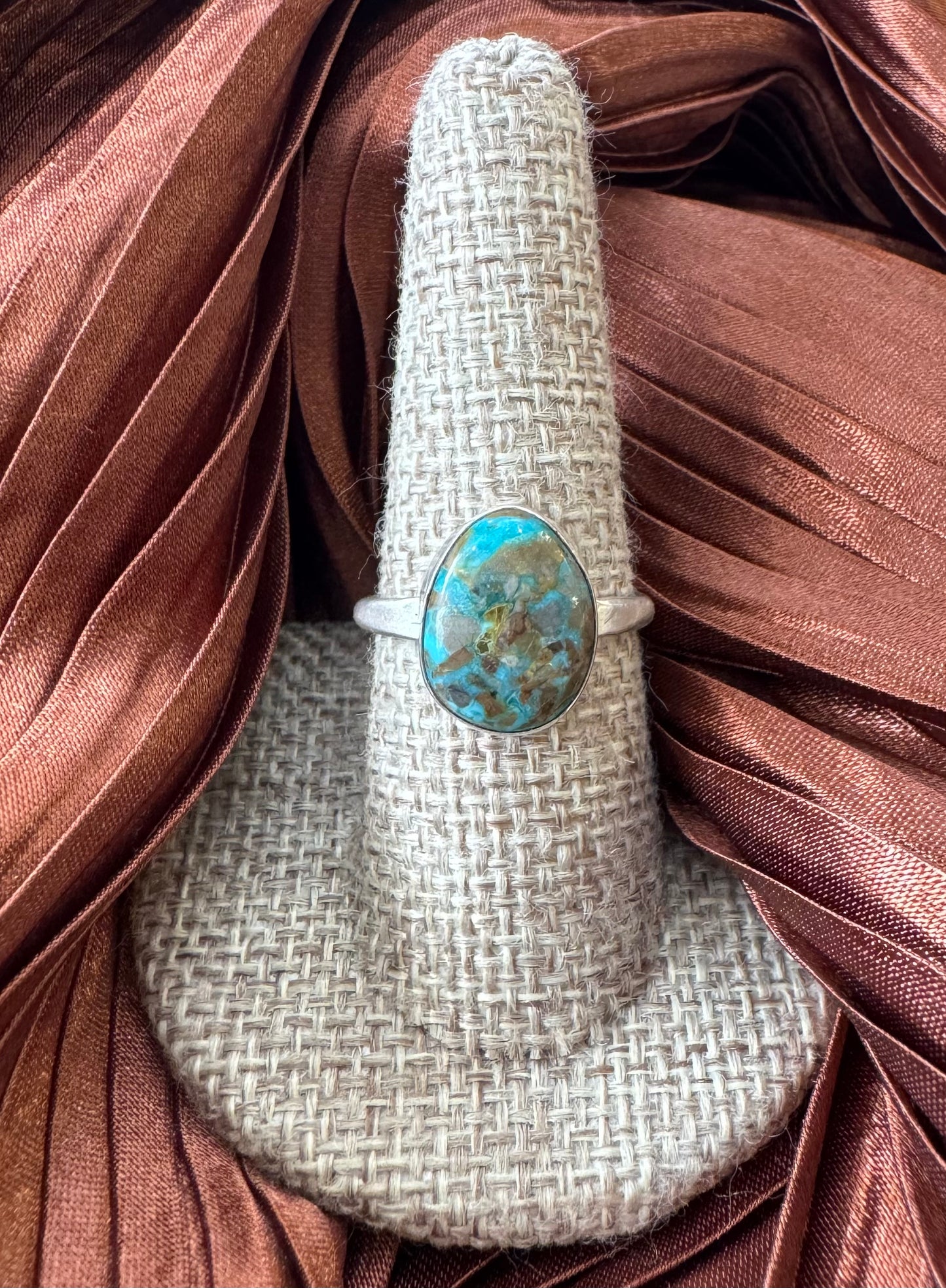 Turquoise Teardrop Ring