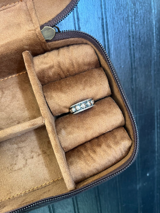 Thick Dot Stacker Ring