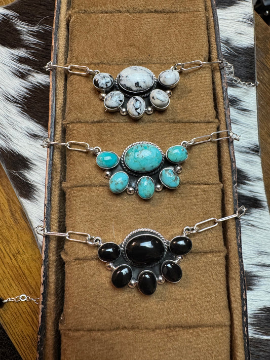 Half Cluster Necklace