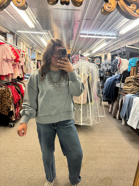 Ash Blue Pullover