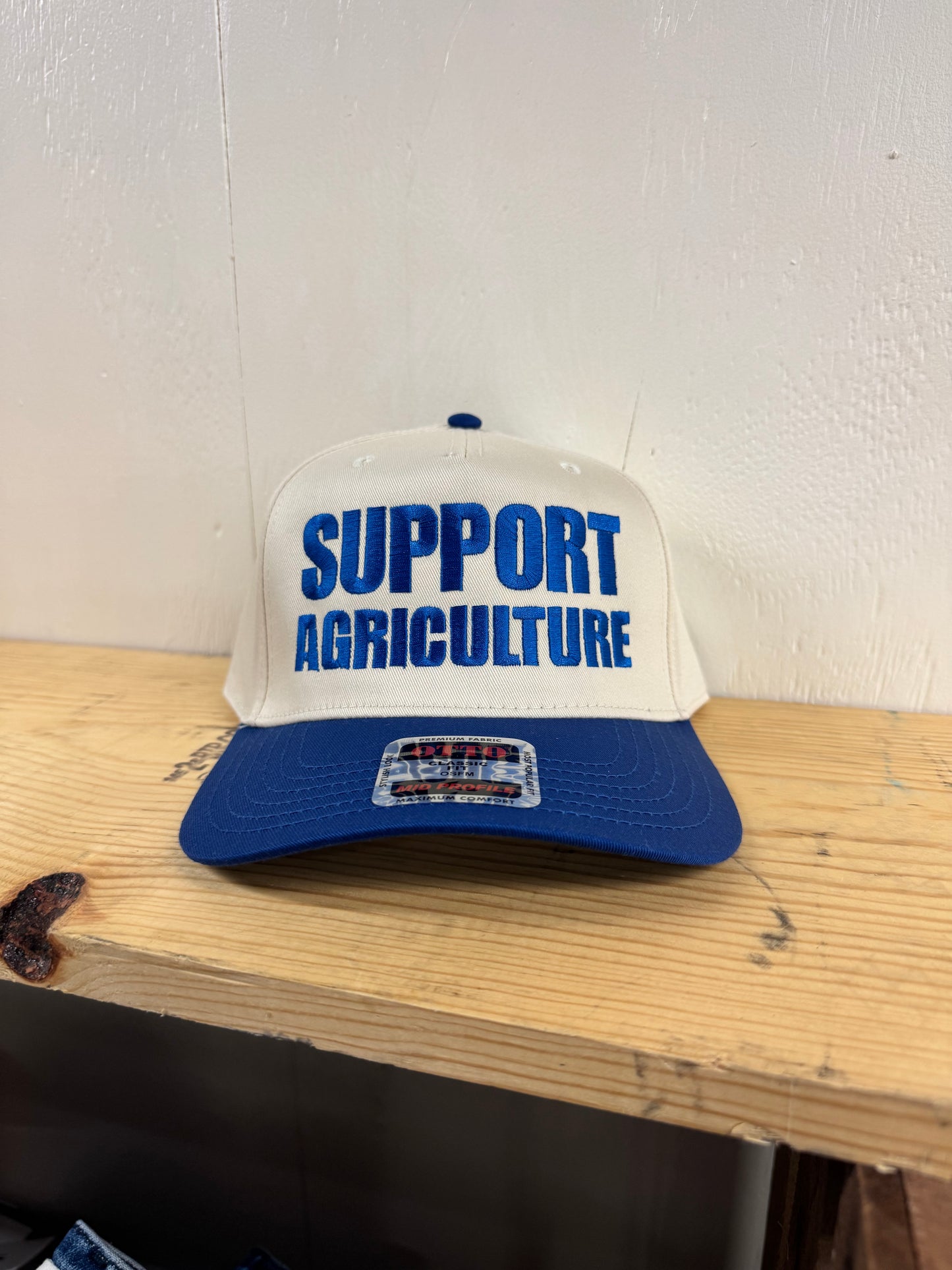 Support Agriculture Embroidered Cap