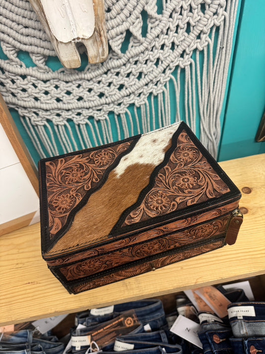 Tooled Jewlery Case w/ Drawer