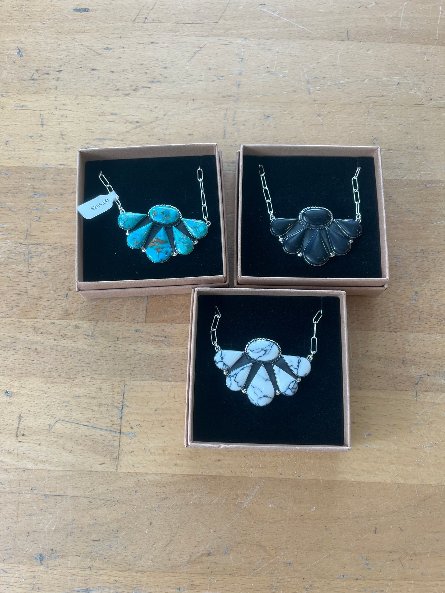 Large Half Cluster Necklace