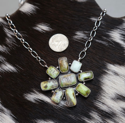 Palomino Cluster Necklace