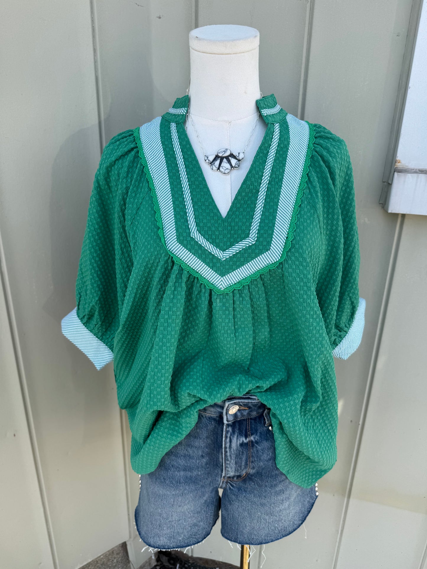 Kelly textured top