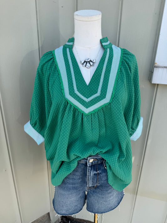 Kelly textured top