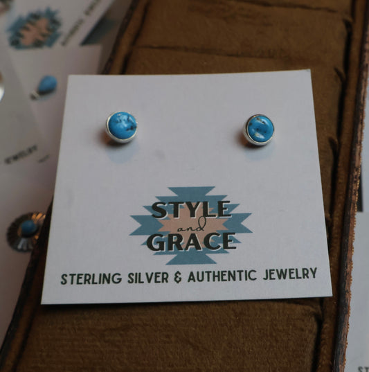 Turquoise Studs Earrings