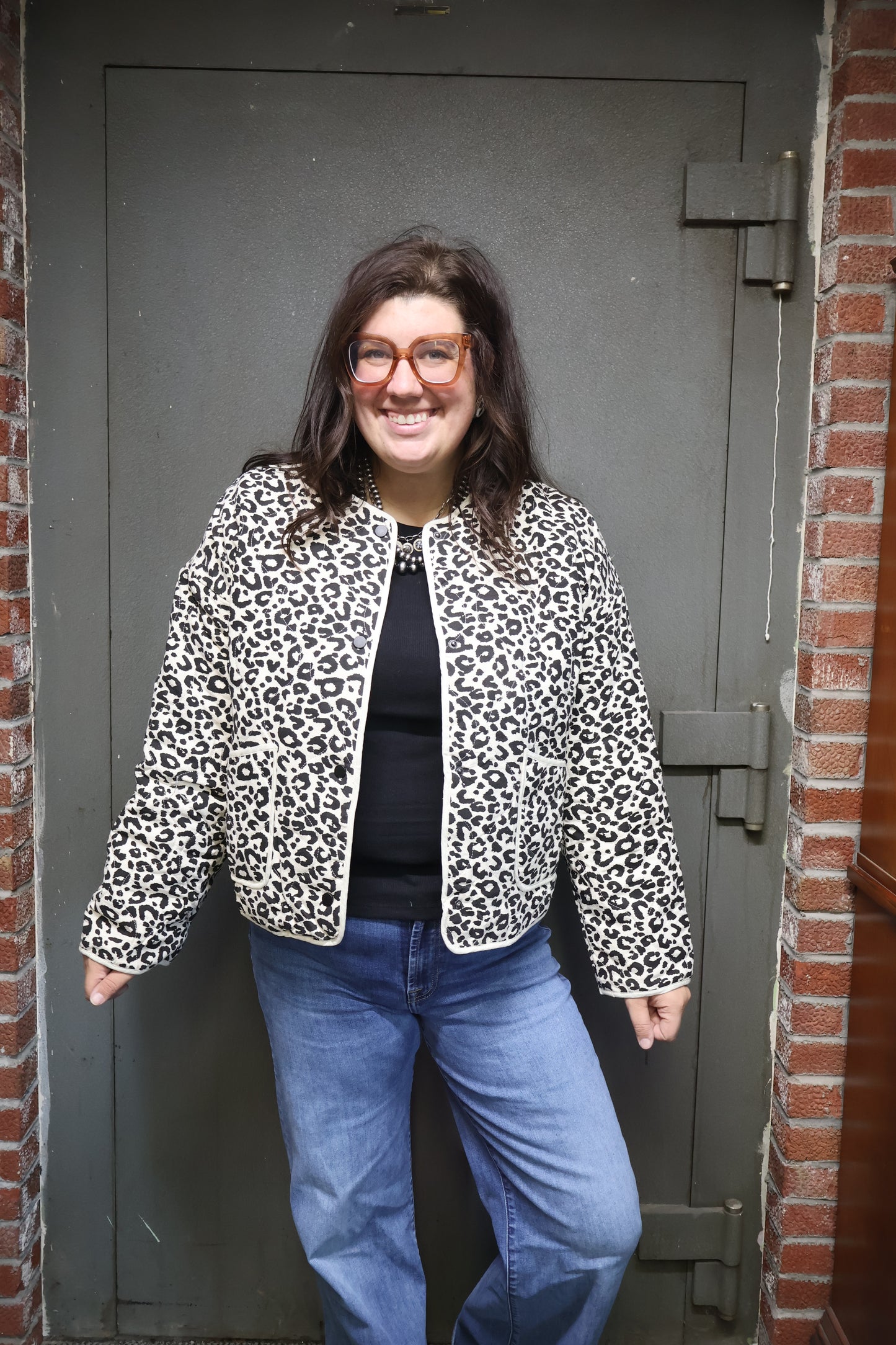 Cheetah Quilted Jacket