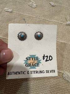 Concho Stud Earrings- $15-20