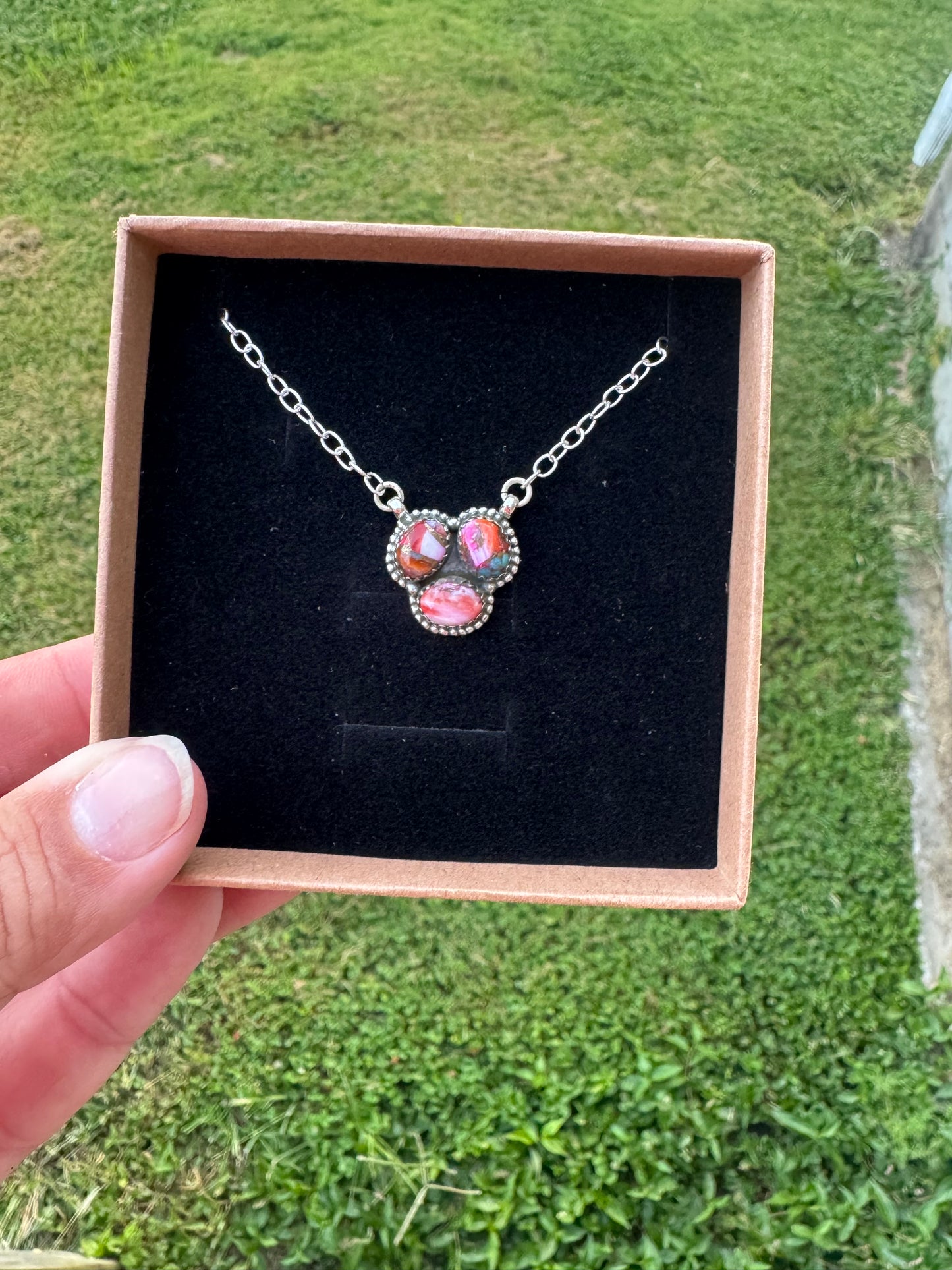 Three Stone Necklaces